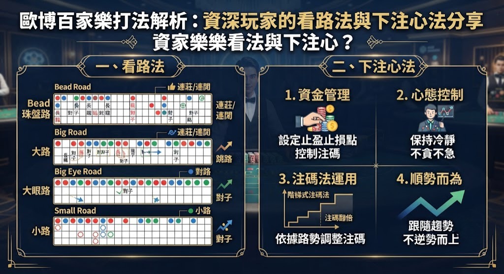 資深玩家的看路法與下注心法分享